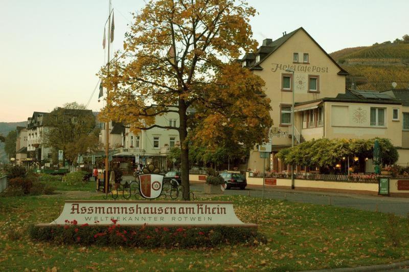 Hotel Cafe Post Rüdesheim am Rhein Exterior foto