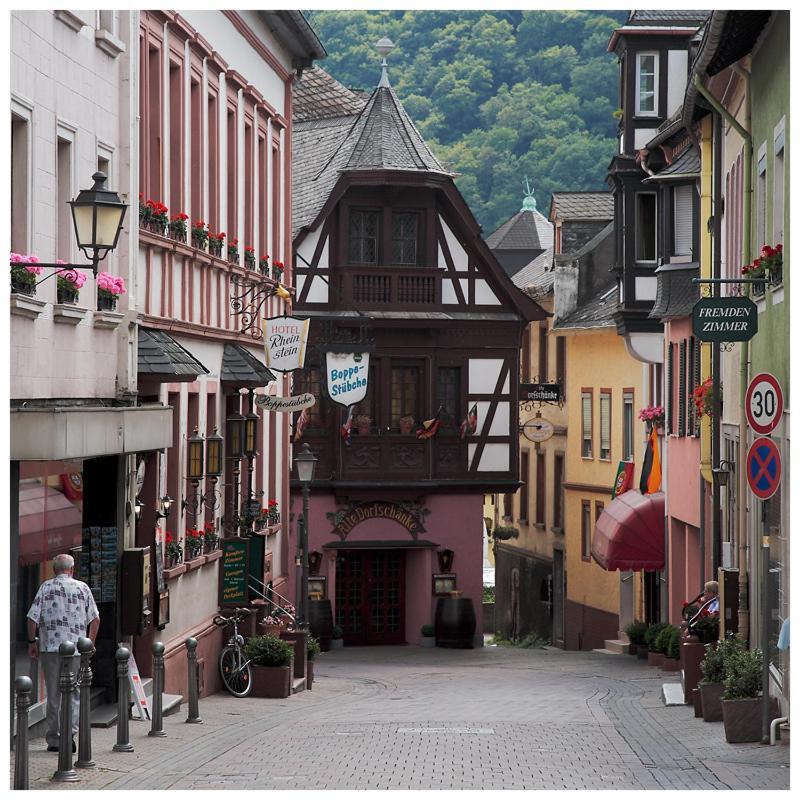 Hotel Cafe Post Rüdesheim am Rhein Exterior foto