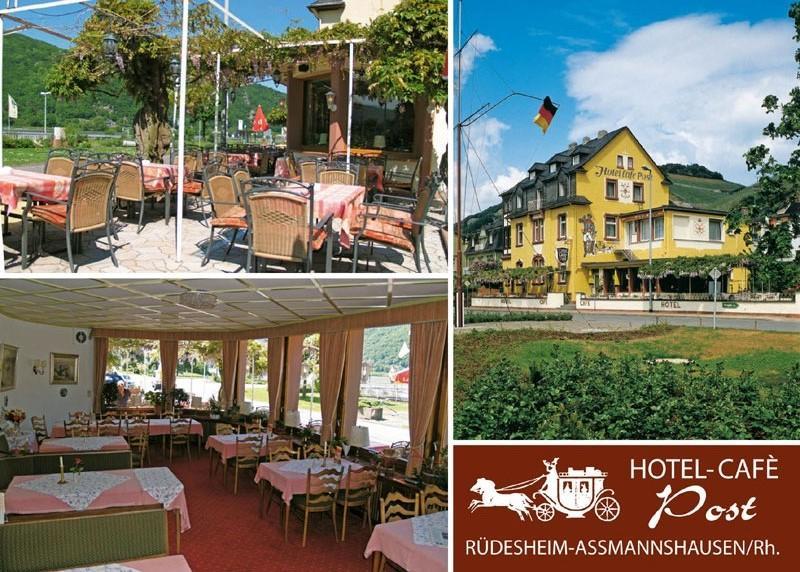 Hotel Cafe Post Rüdesheim am Rhein Exterior foto